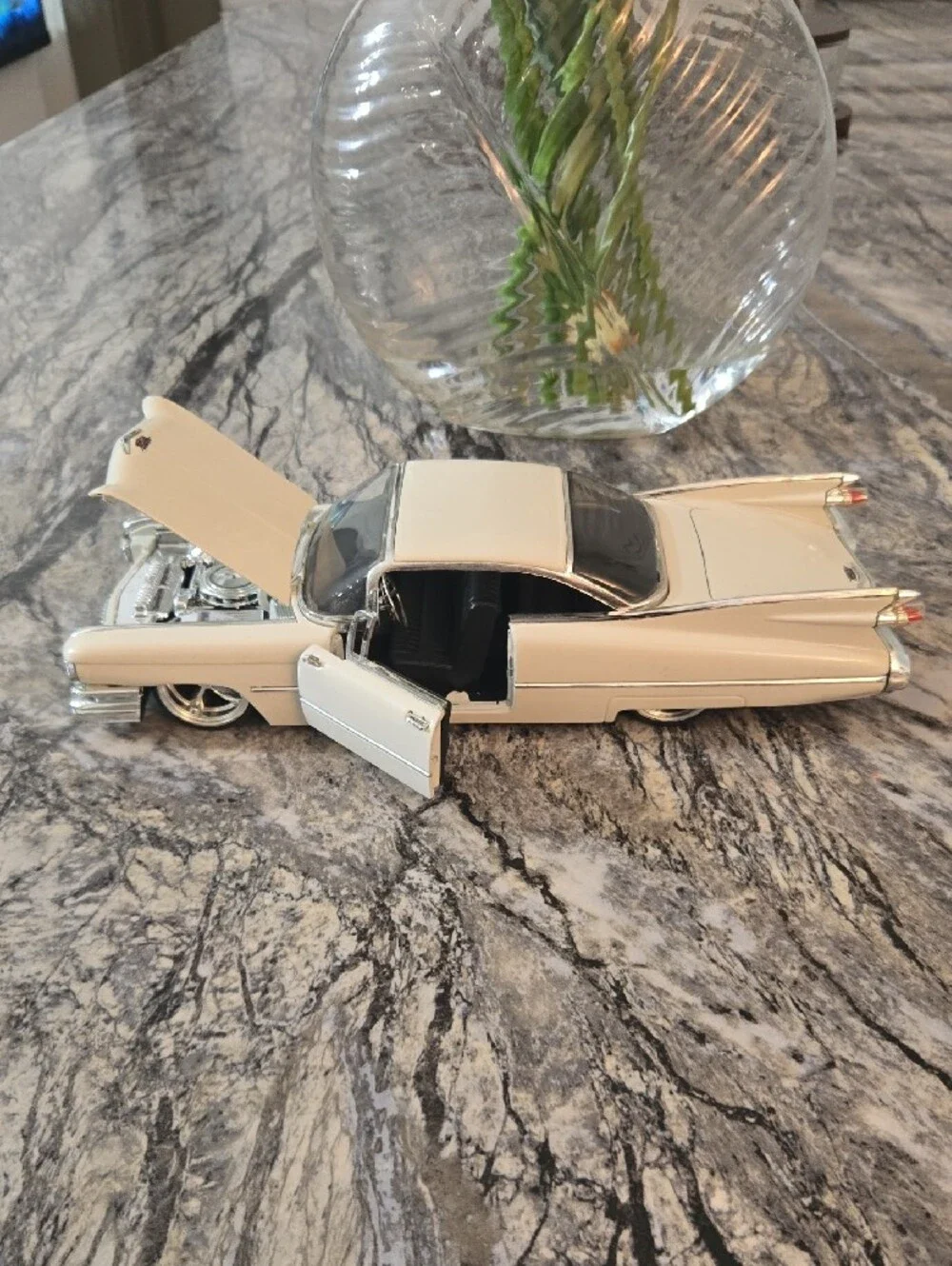 Classic Cream Cadillac